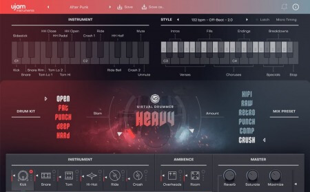 Reason RE UJAM Virtual Drummer Heavy v2.0.2 WiN